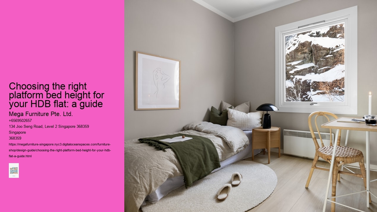 Choosing the right platform bed height for your HDB flat: a guide