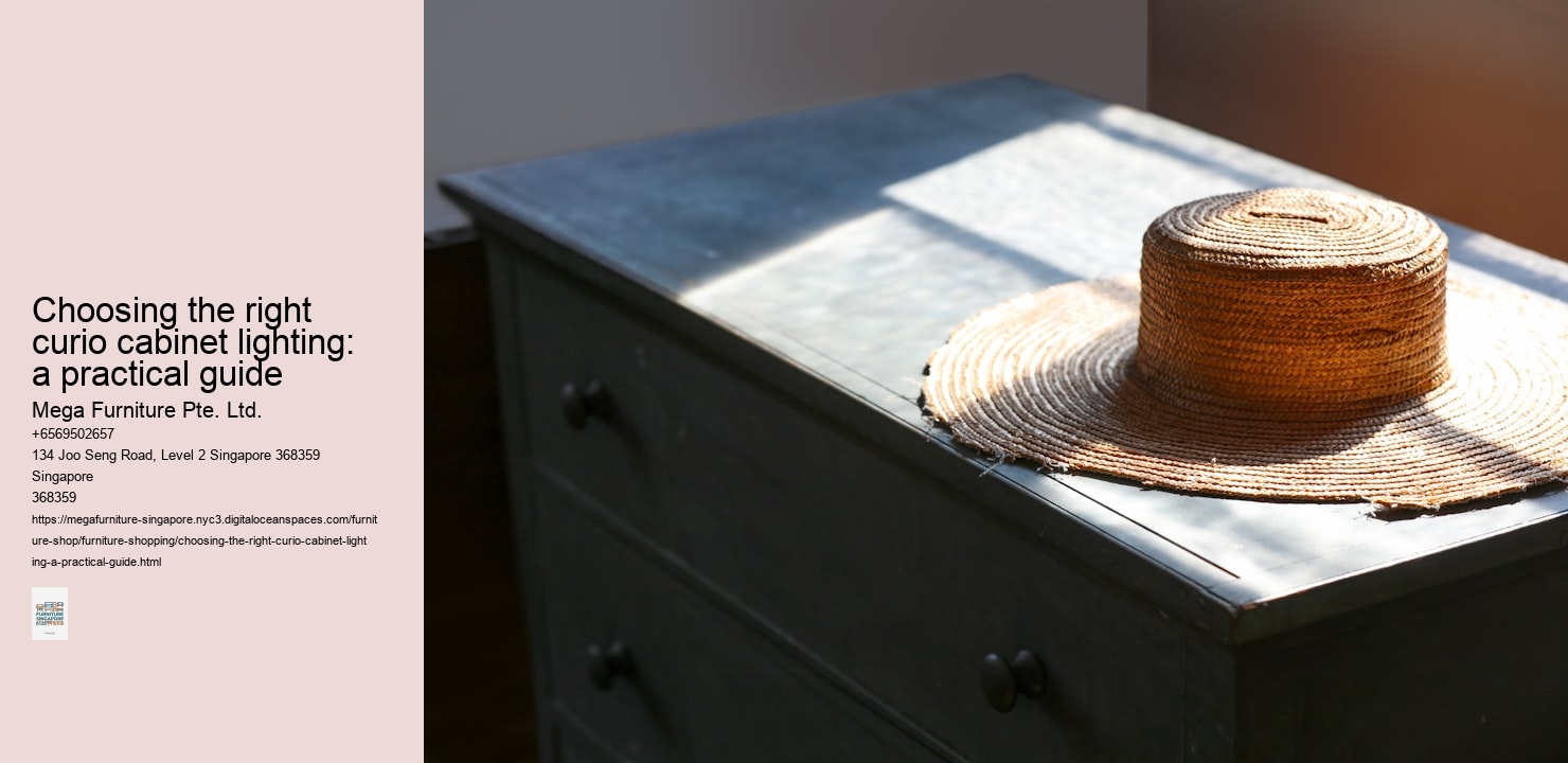Choosing the right curio cabinet lighting: a practical guide
