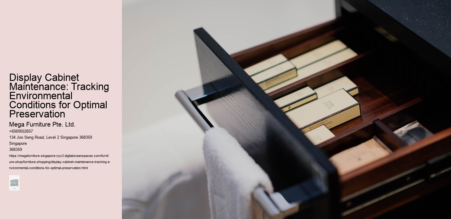 Display Cabinet Maintenance: Tracking Environmental Conditions for Optimal Preservation Mega Furniture Pte. Ltd. Display Cabinet Maintenance: Tracking Environmental Conditions for Optimal Preservation