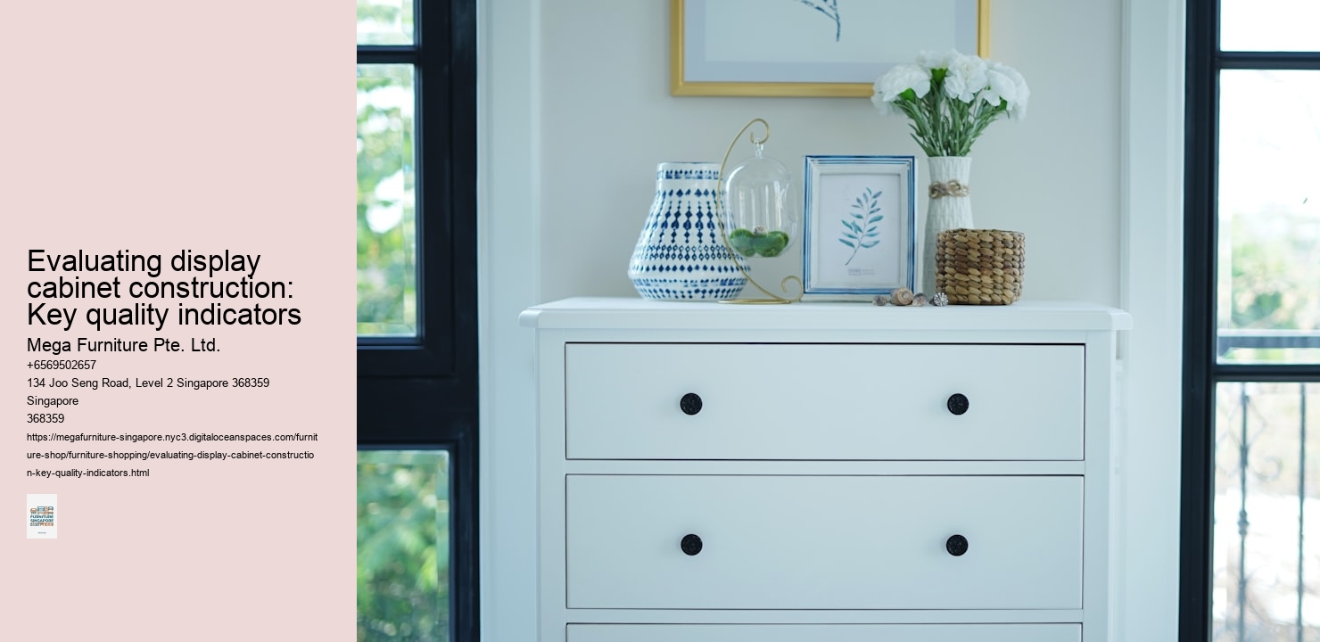 Evaluating display cabinet construction: Key quality indicators Mega Furniture Pte. Ltd. Evaluating display cabinet construction: Key quality indicators