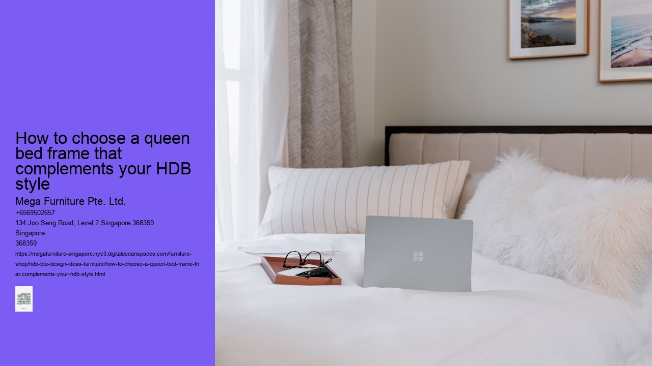 How to choose a queen bed frame that complements your HDB style
