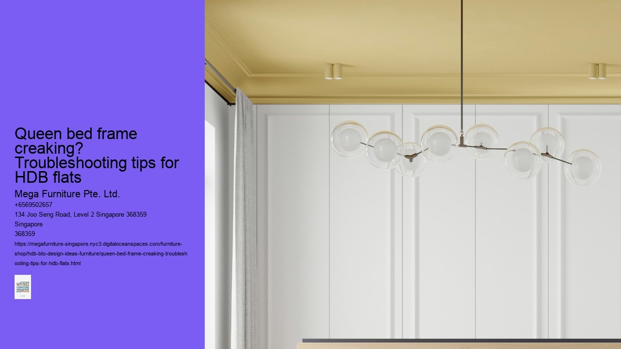 Queen bed frame creaking? Troubleshooting tips for HDB flats