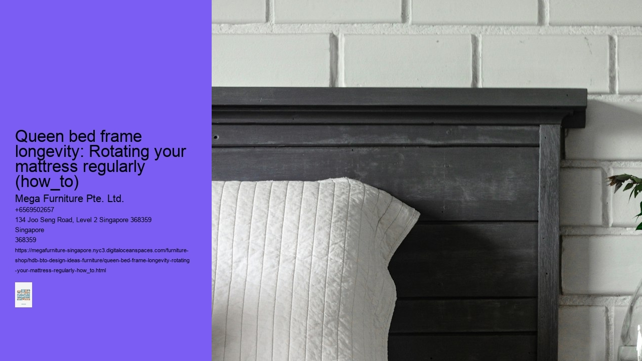 Queen bed frame longevity: Rotating your mattress regularly (how_to)