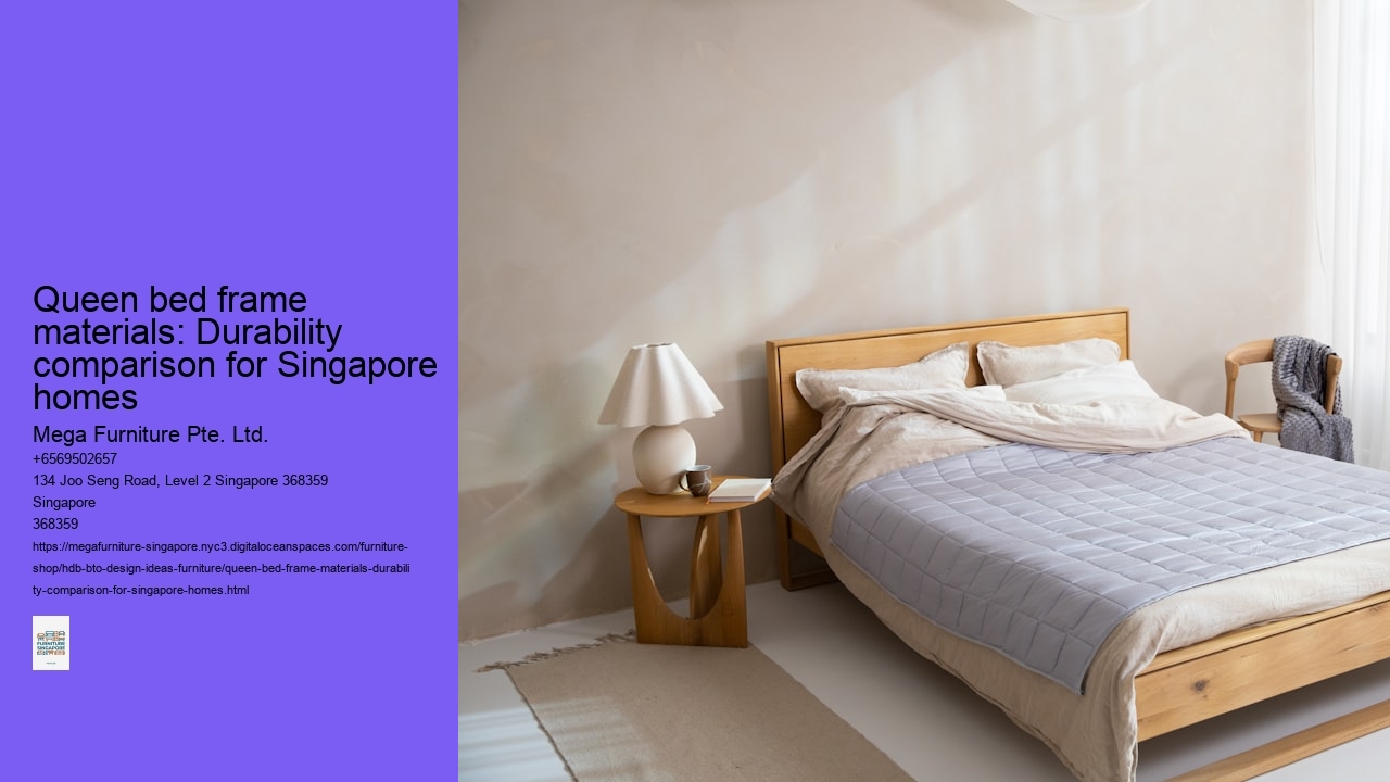 Queen bed frame materials: Durability comparison for Singapore homes