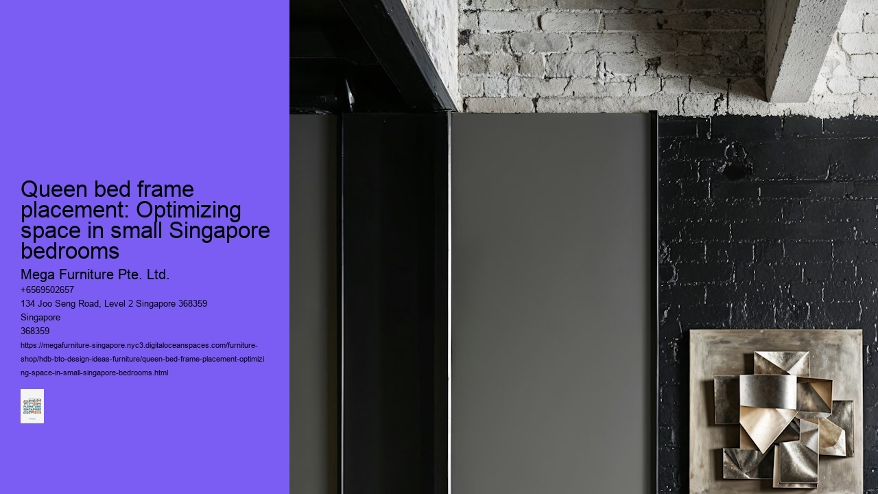 Queen bed frame placement: Optimizing space in small Singapore bedrooms