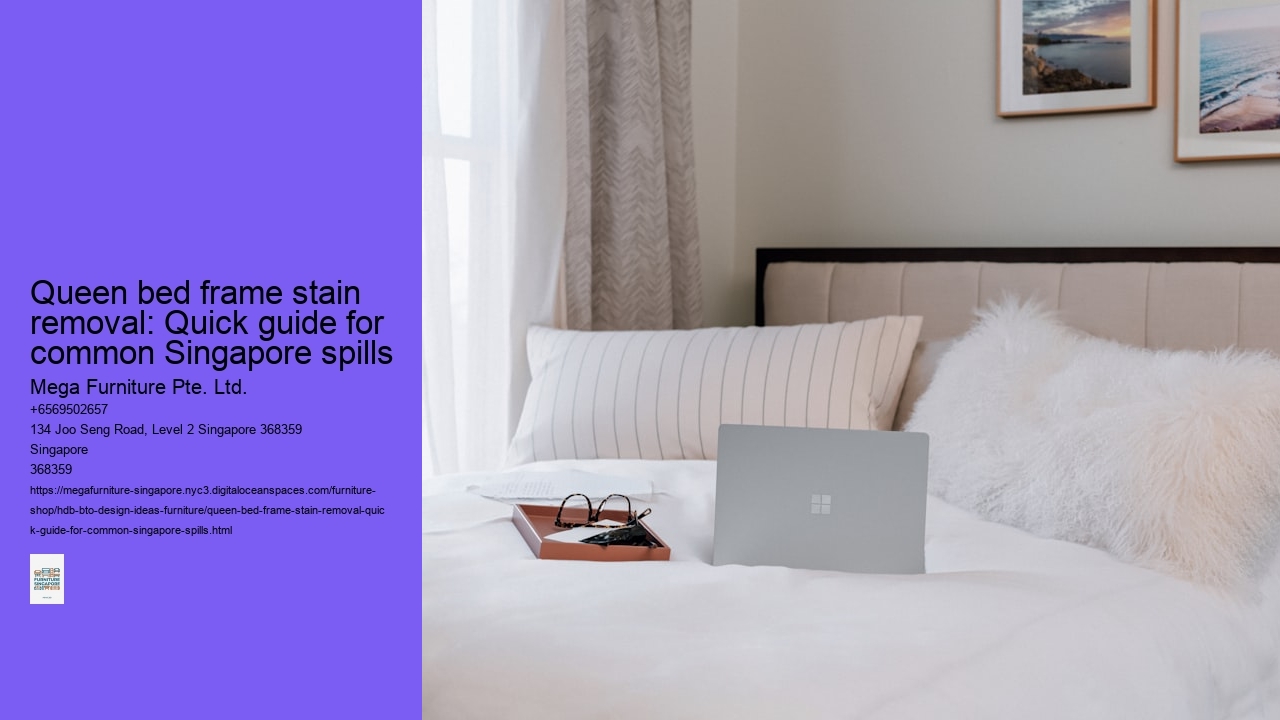 Queen bed frame stain removal: Quick guide for common Singapore spills Mega Furniture Pte. Ltd. Queen bed frame stain removal: Quick guide for common Singapore spills