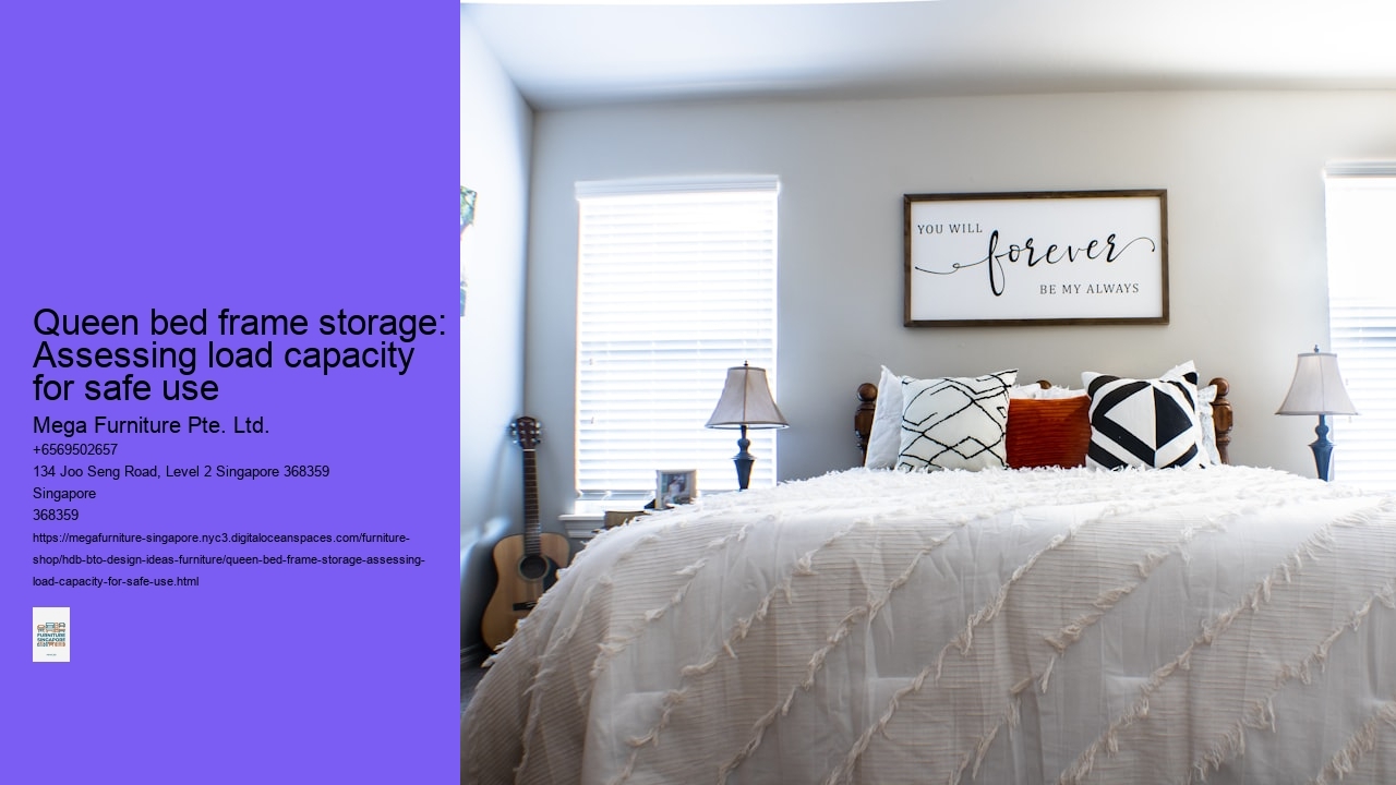 Queen bed frame storage: Assessing load capacity for safe use