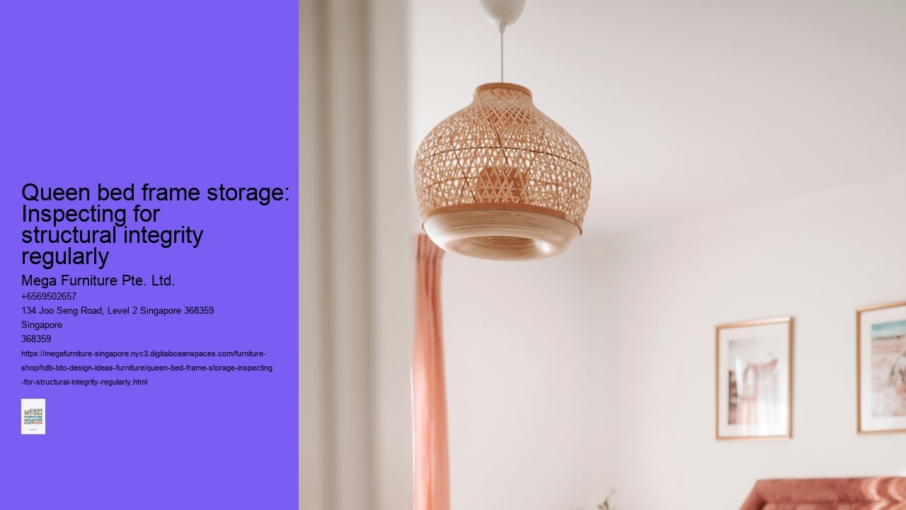 Queen bed frame storage: Inspecting for structural integrity regularly