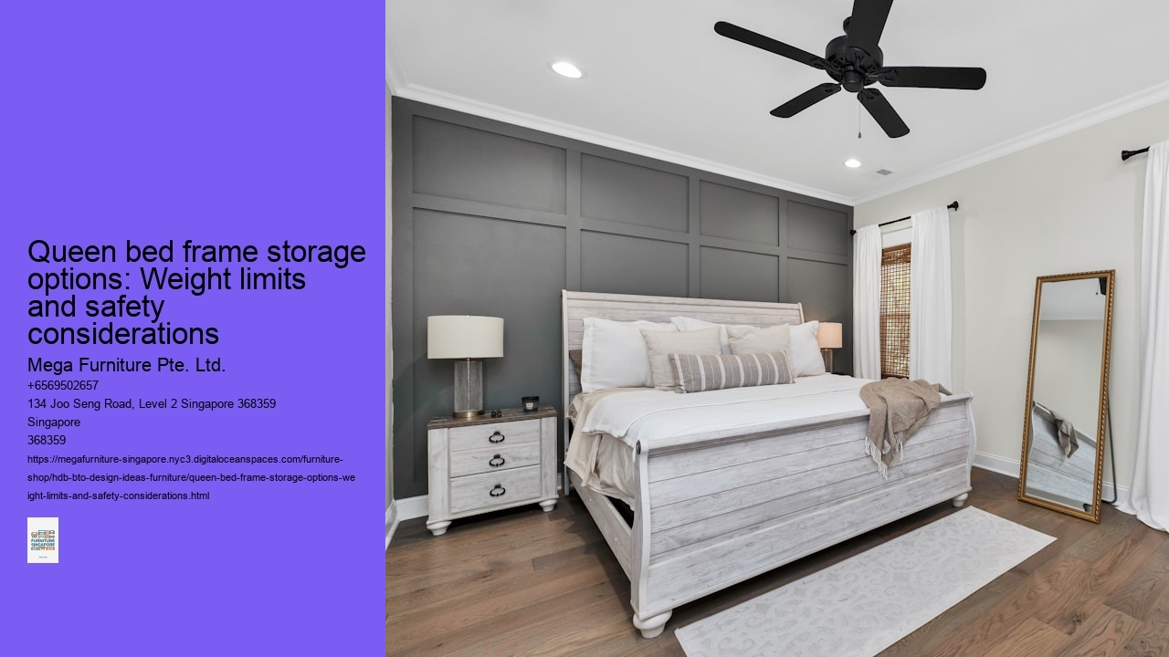 Queen bed frame storage options: Weight limits and safety considerations
