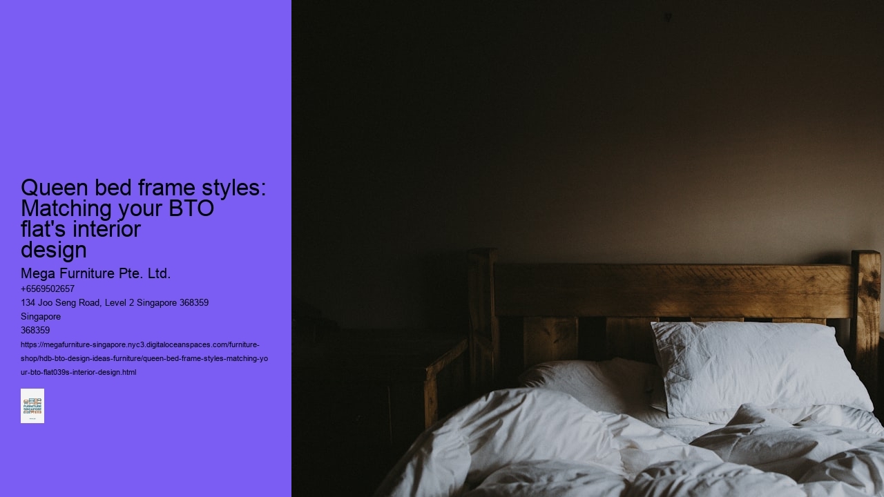 Queen bed frame styles: Matching your BTO flat's interior design