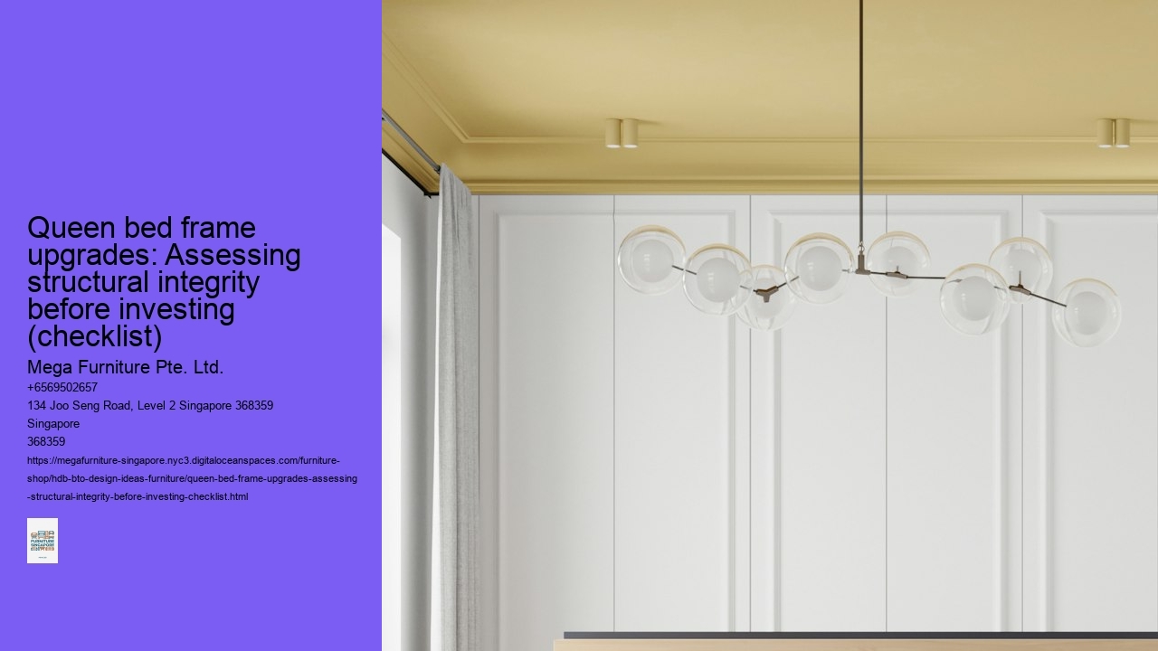 Queen bed frame upgrades: Assessing structural integrity before investing (checklist)
