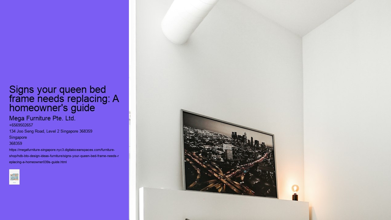 Signs your queen bed frame needs replacing: A homeowner's guide