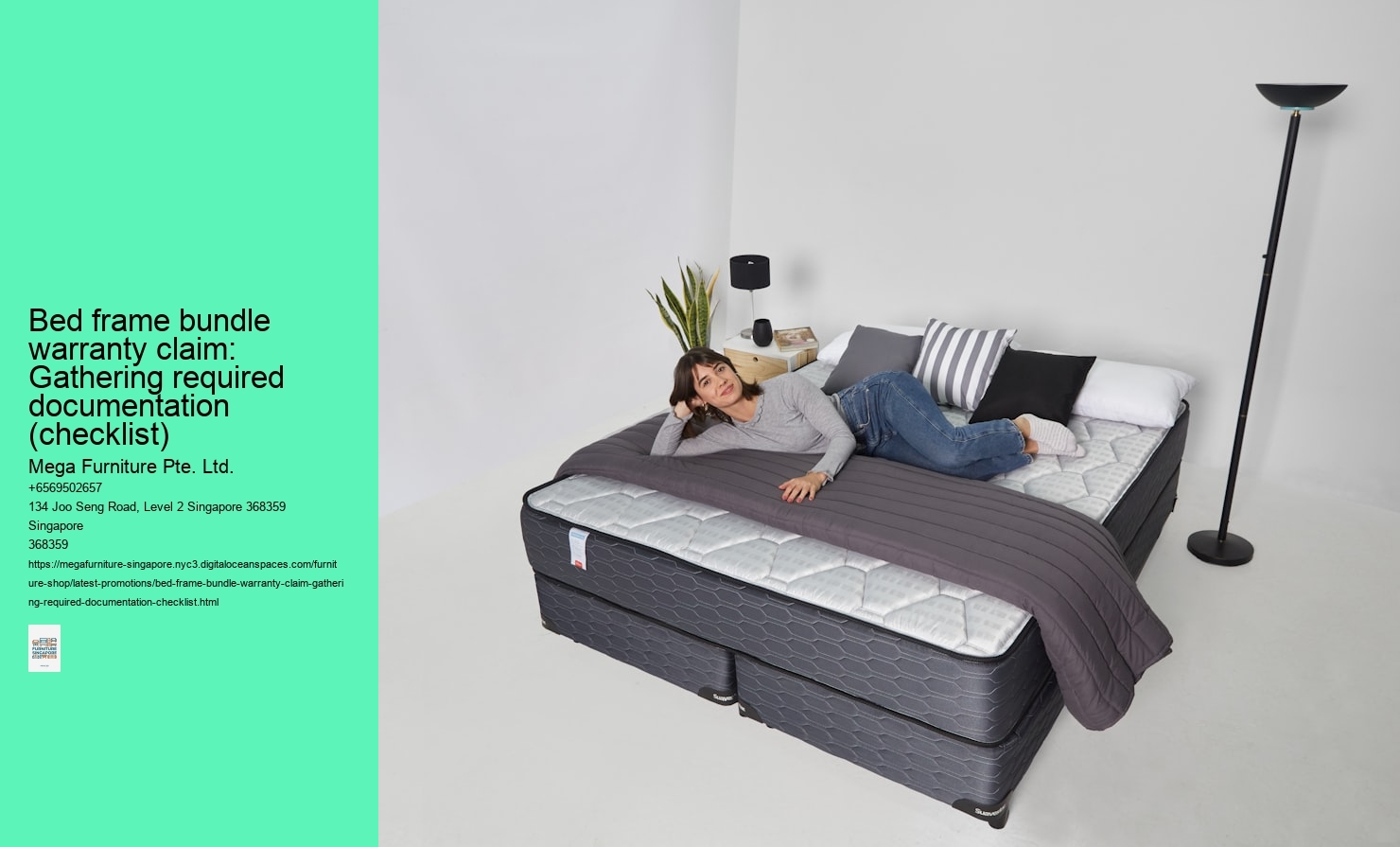Bed frame bundle warranty claim: Gathering required documentation (checklist)