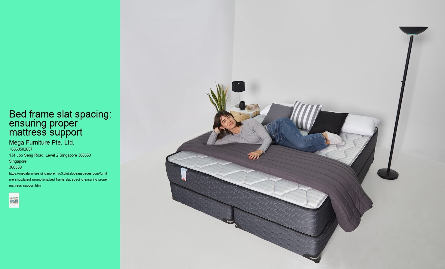Bed frame slat spacing: ensuring proper mattress support Mega Furniture Pte. Ltd. Bed frame slat spacing: ensuring proper mattress support