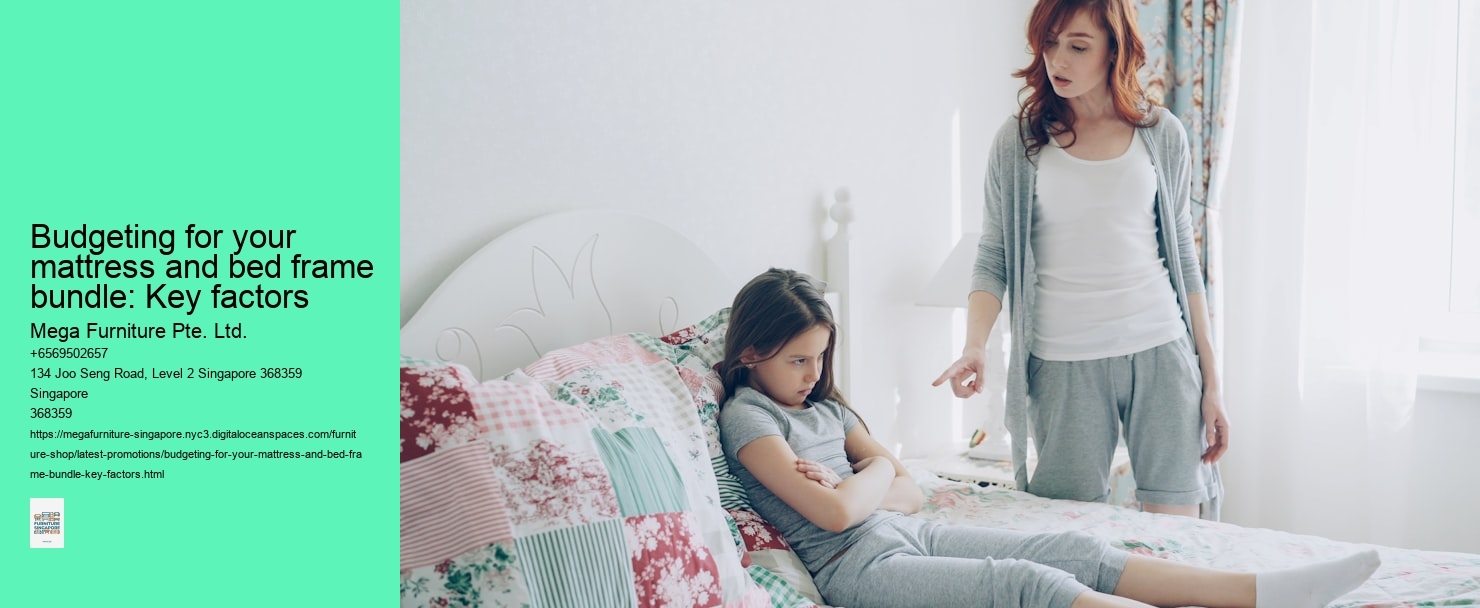 Budgeting for your mattress and bed frame bundle: Key factors