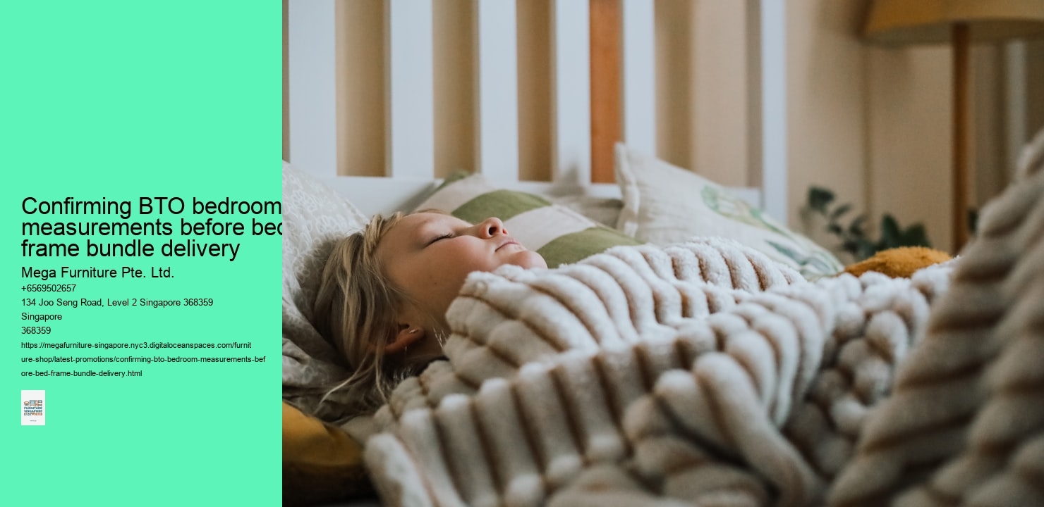 Confirming BTO bedroom measurements before bed frame bundle delivery
