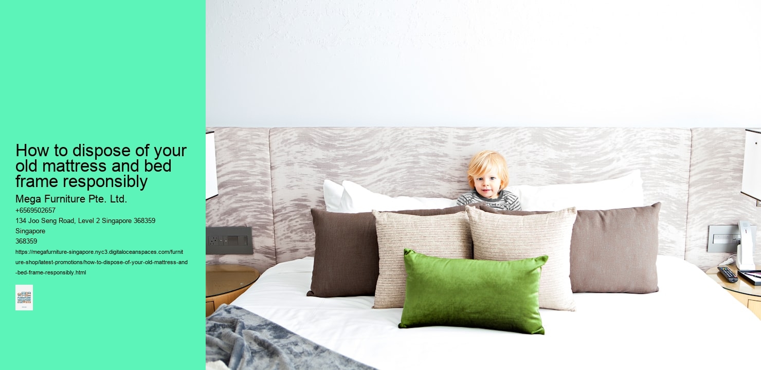 How to dispose of your old mattress and bed frame responsibly