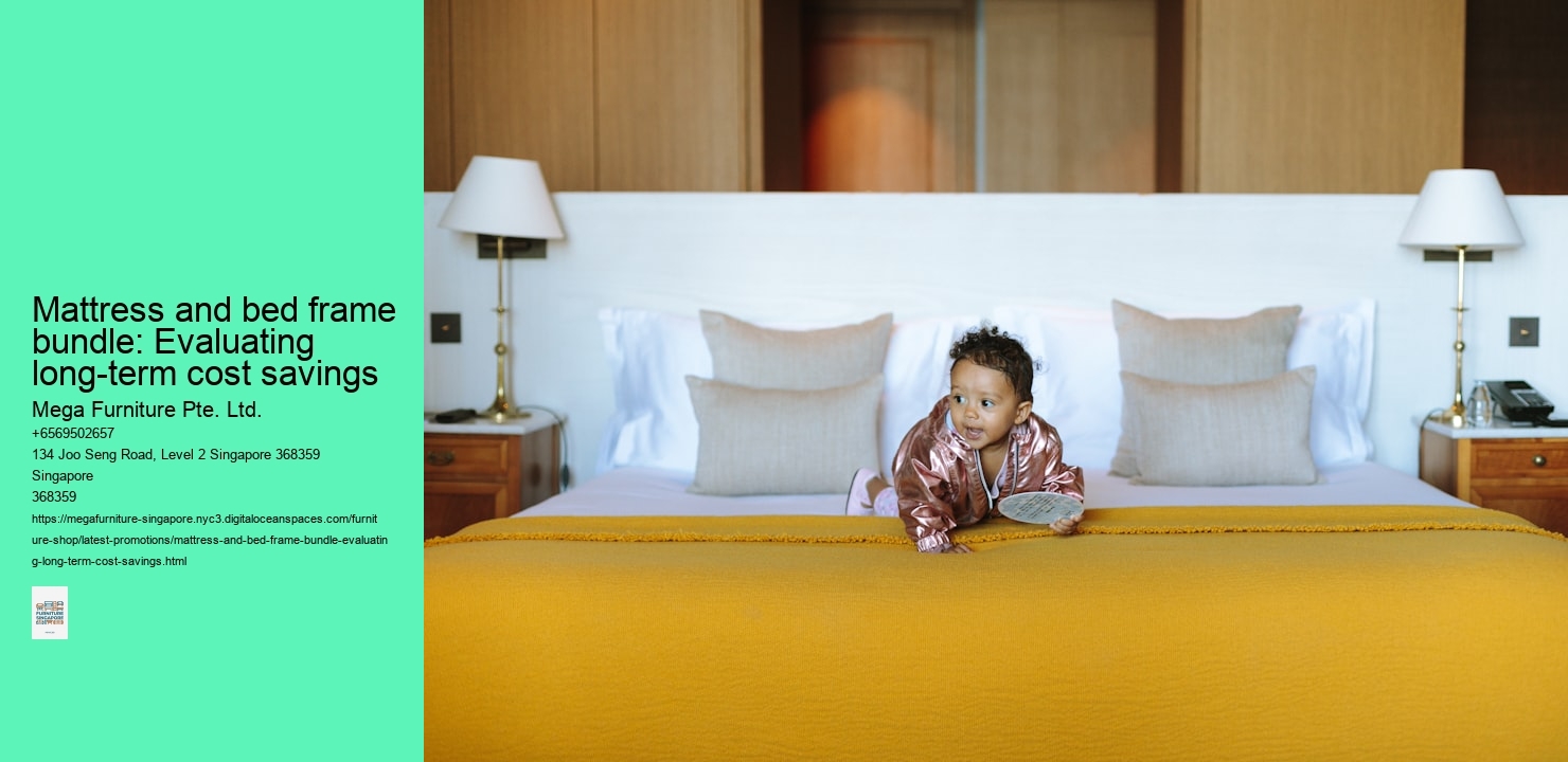 Mattress and bed frame bundle: Evaluating long-term cost savings
