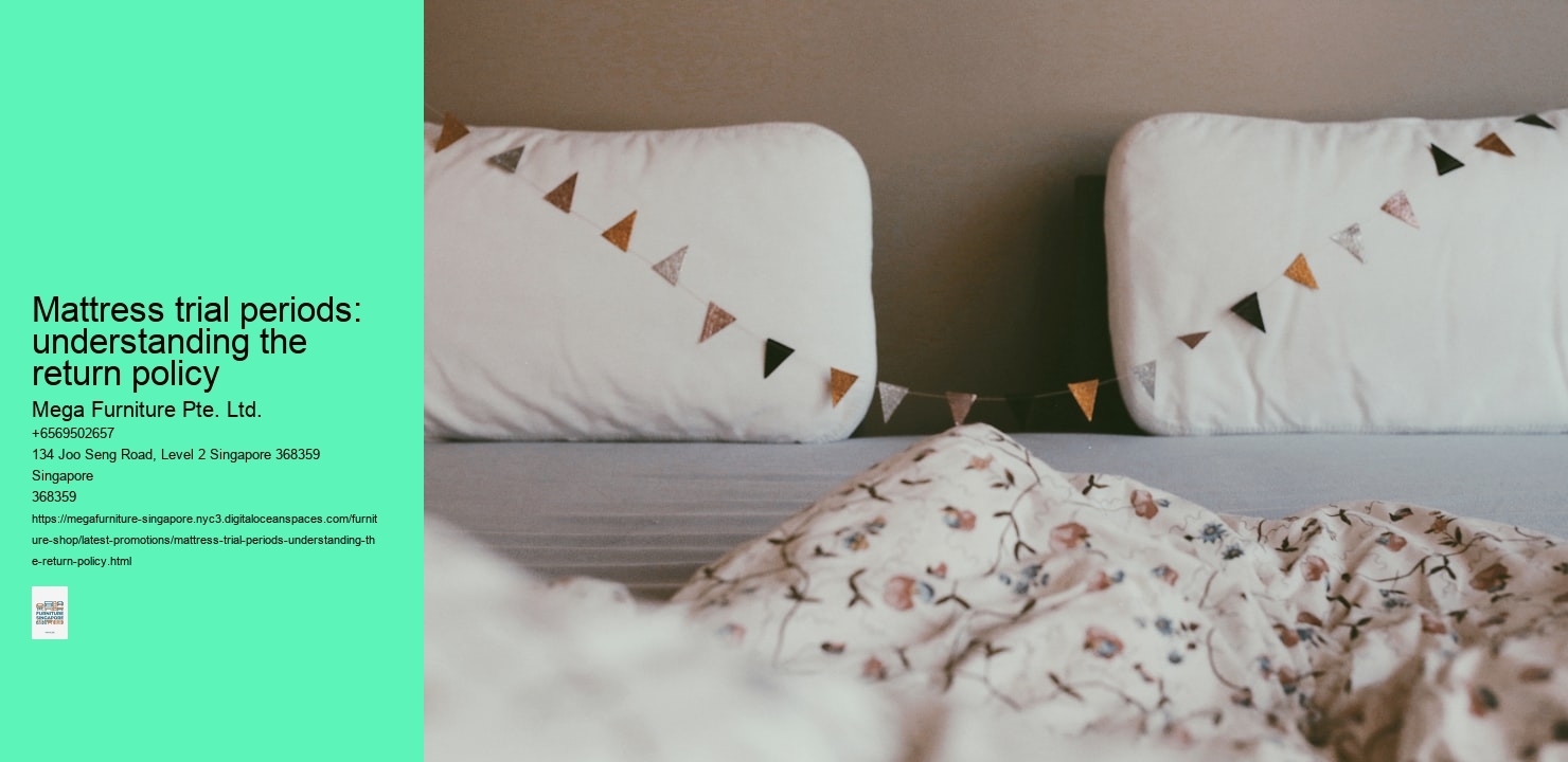 Mattress trial periods: understanding the return policy