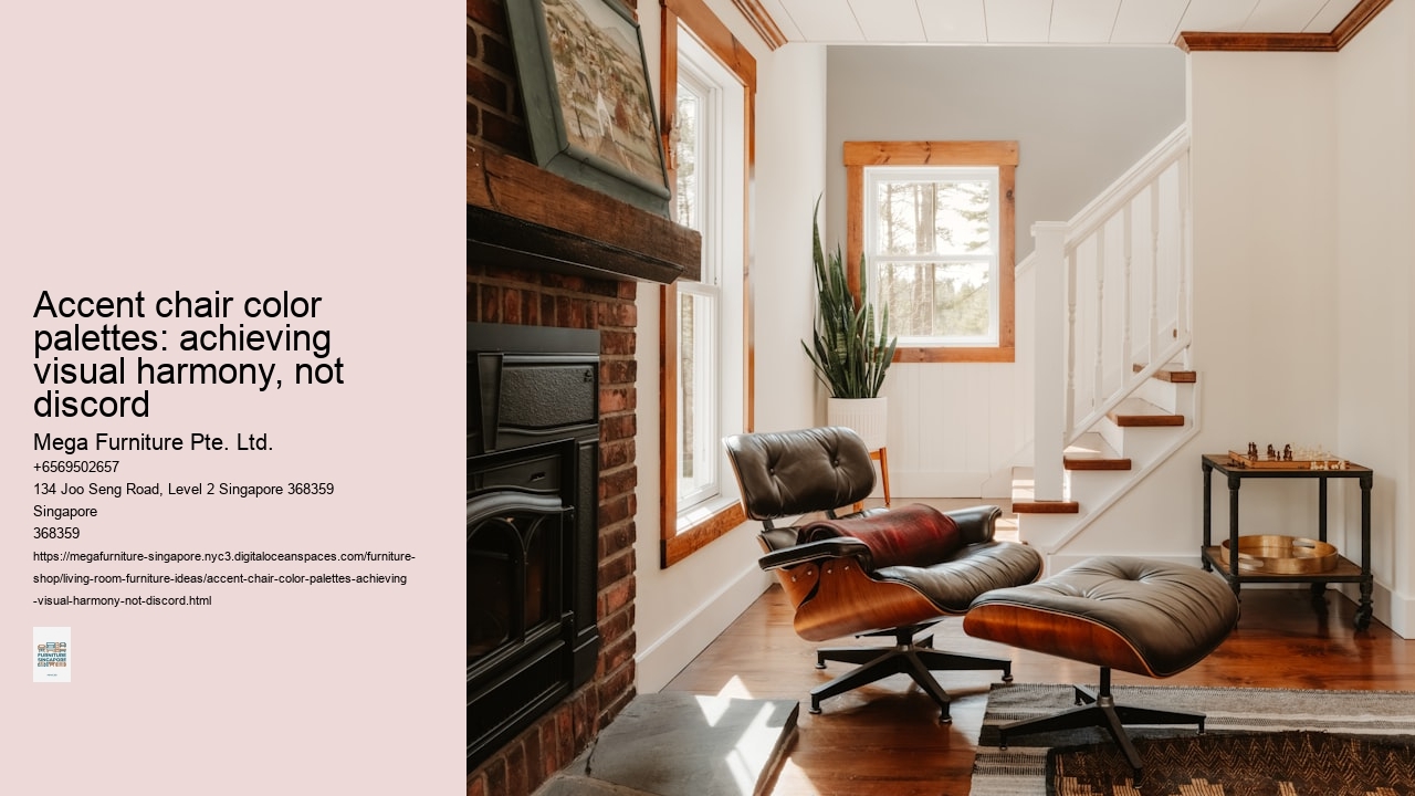 Accent chair color palettes: achieving visual harmony, not discord