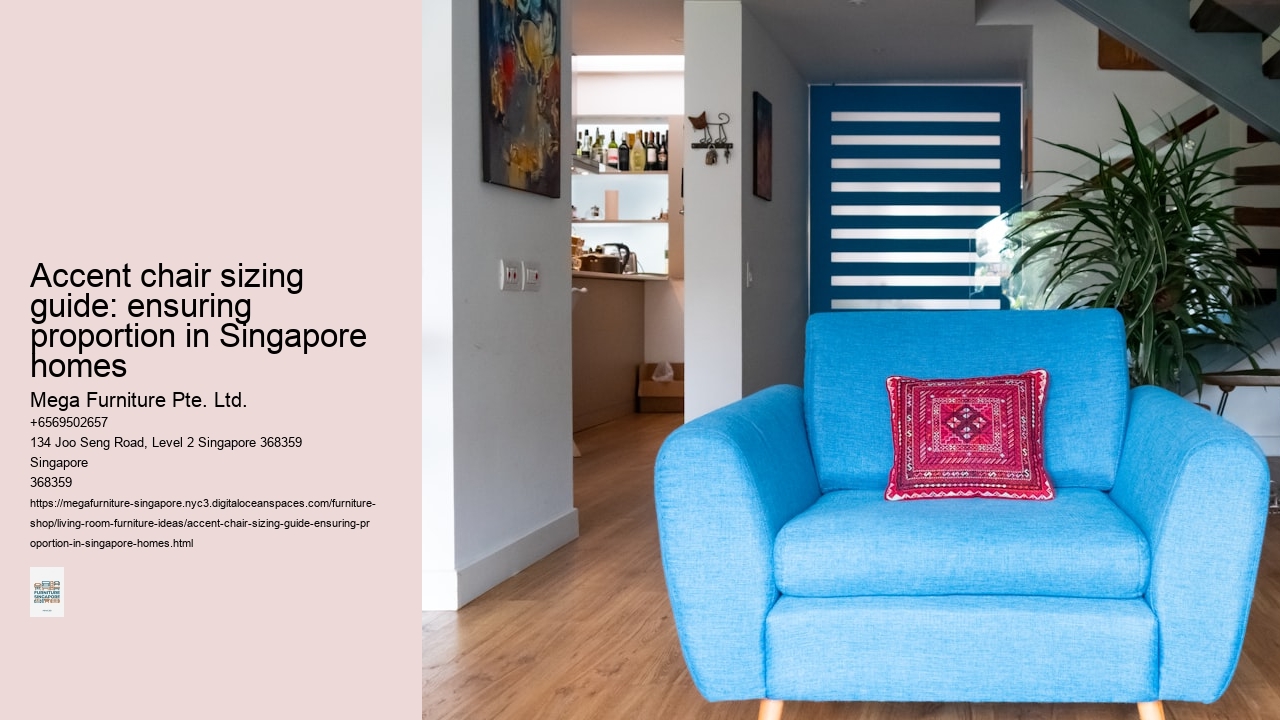 Accent chair sizing guide: ensuring proportion in Singapore homes