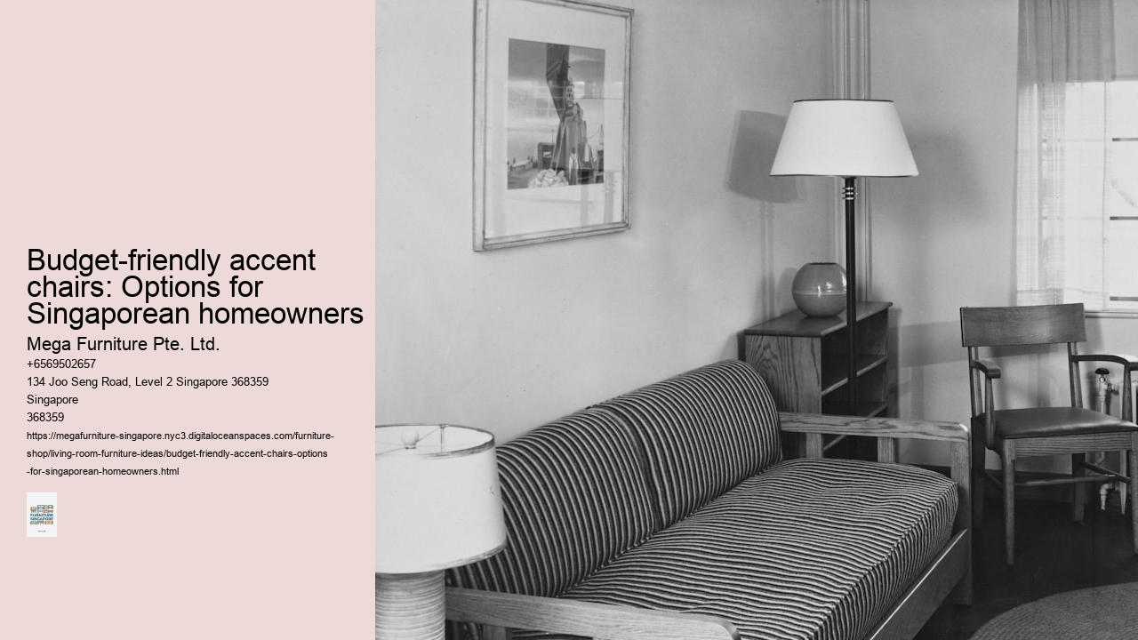 Budget-friendly accent chairs: Options for Singaporean homeowners
