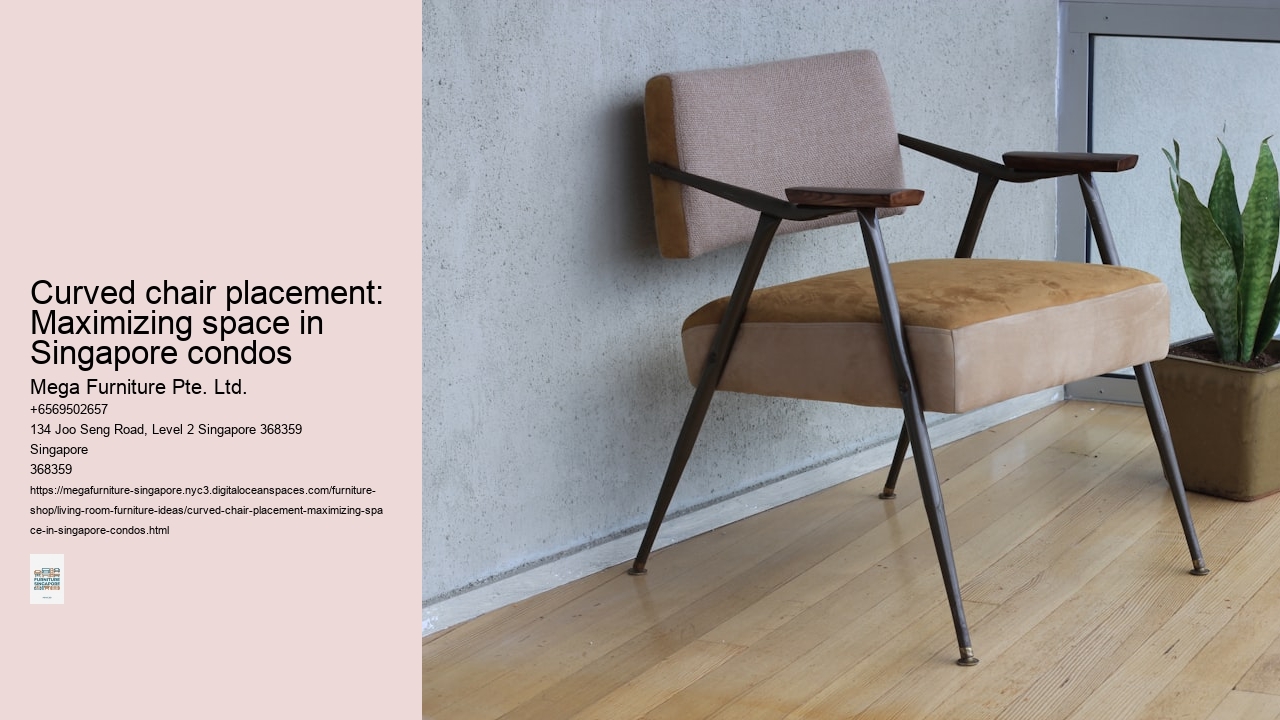 Curved chair placement: Maximizing space in Singapore condos