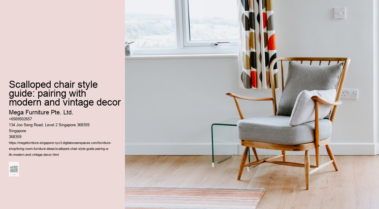 Scalloped chair style guide: pairing with modern and vintage decor