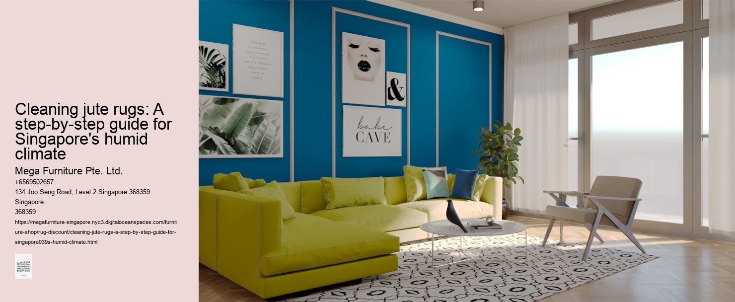 Cleaning jute rugs: A step-by-step guide for Singapore's humid climate
