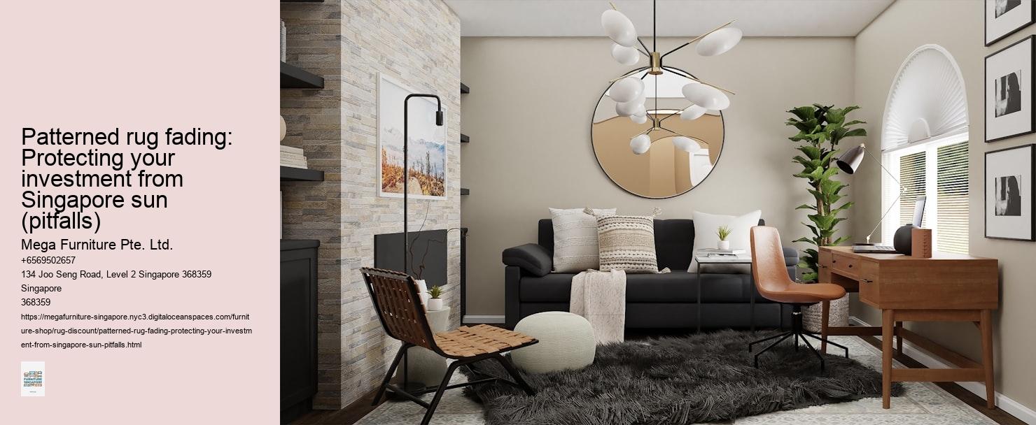 Patterned rug fading: Protecting your investment from Singapore sun (pitfalls)