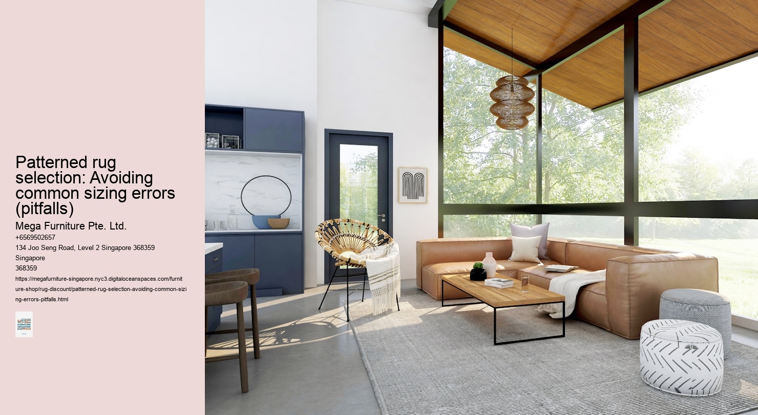 Patterned rug selection: Avoiding common sizing errors (pitfalls)