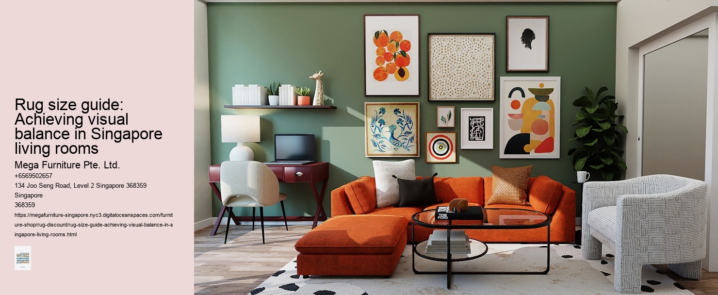 Rug size guide: Achieving visual balance in Singapore living rooms