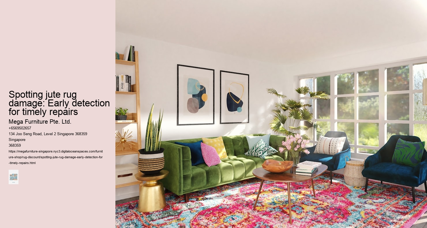 Spotting jute rug damage: Early detection for timely repairs