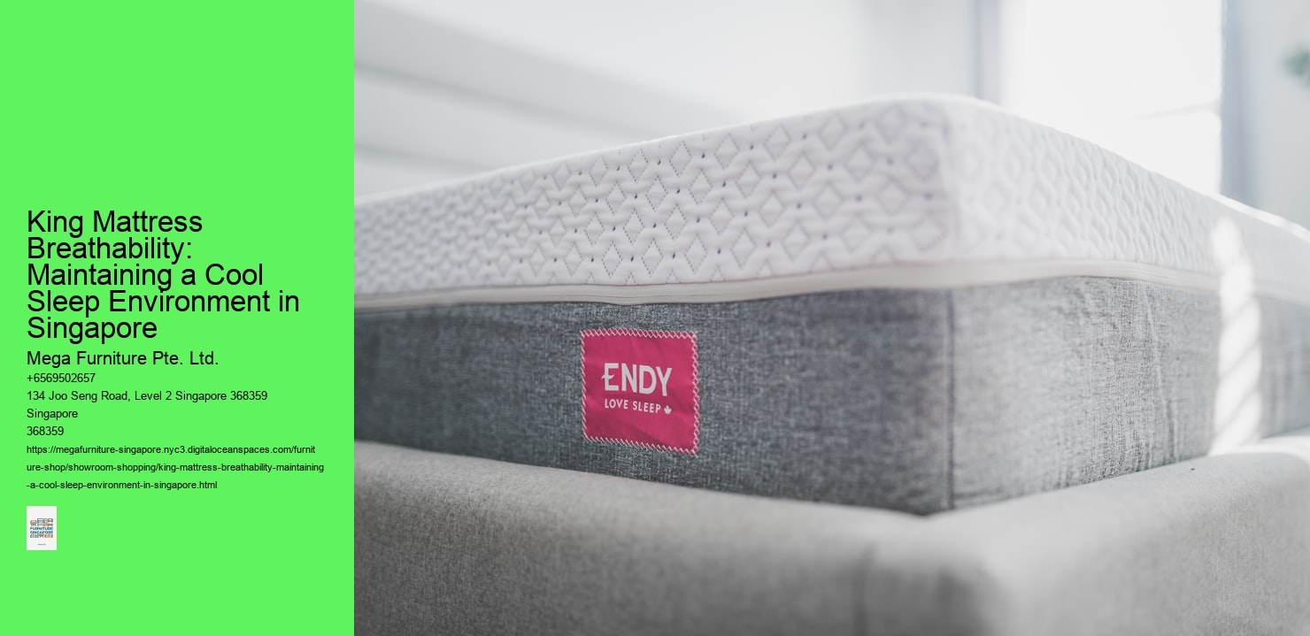 King Mattress Breathability: Maintaining a Cool Sleep Environment in Singapore Mega Furniture Pte. Ltd. King Mattress Breathability: Maintaining a Cool Sleep Environment in Singapore