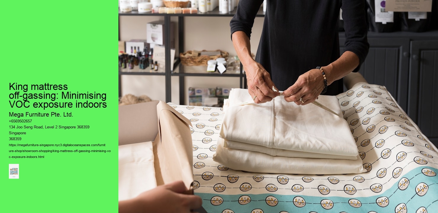 King mattress off-gassing: Minimising VOC exposure indoors